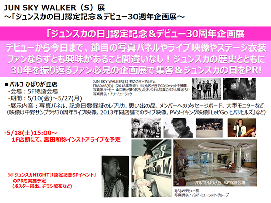 JUN SKY WALKAER（S）展