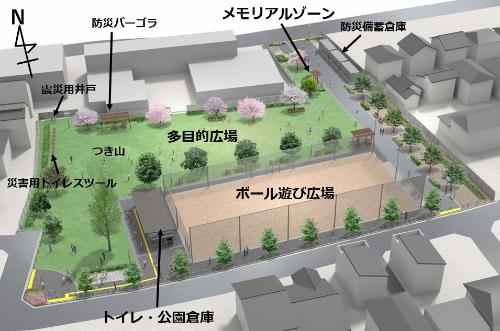 泉小わくわく公園　公園施設