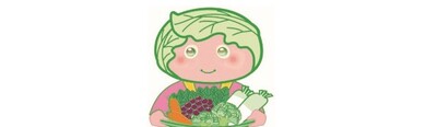 西東京市農産物キャラクターめぐみちゃんのイラスト