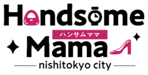 「ハンサムママ」のロゴマーク