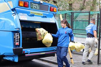 ごみ収集の様子