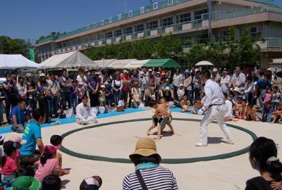 写真：わんぱく相撲競技の様子