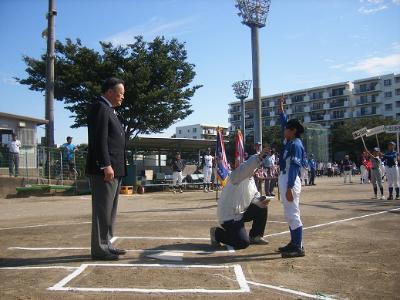 写真：東伏見ファイターズの選手による宣誓