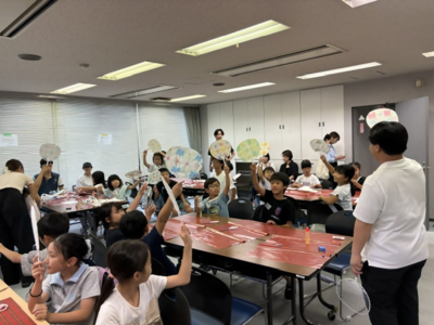 うちわの工作2