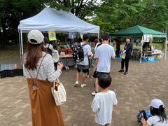 かき氷、コーヒーブースの写真