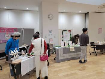 画像:啓発ブースの様子