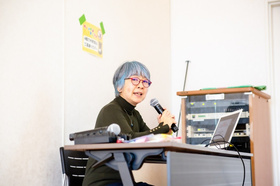 写真：ゲーム依存予防講演の様子