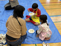 画像：食べている様子