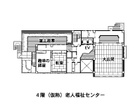 画像：4階平面図