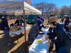 豚汁のお店の様子