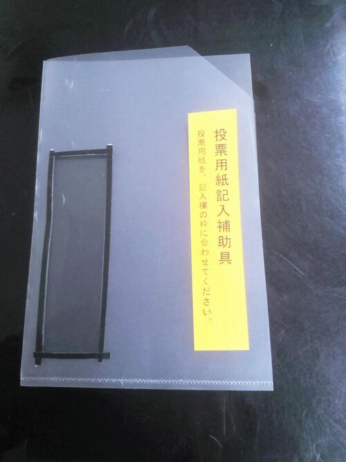 記入補助具