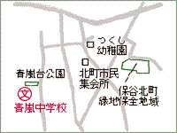 地図：青嵐中学校