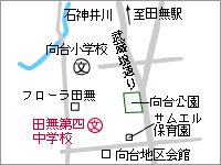 地図：田無第四中学校