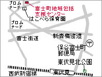 地図：富士町地域包括支援センター