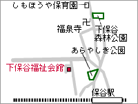 地図：下保谷福祉会館