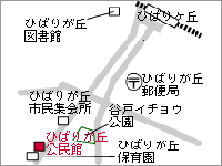 地図：ひばりが丘公民館