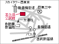 地図：芝久保公民館