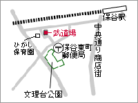 画像：武道場地図
