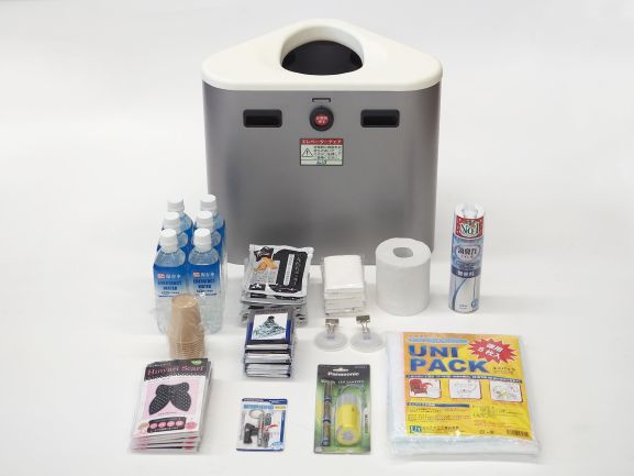 防災チェア中身画像